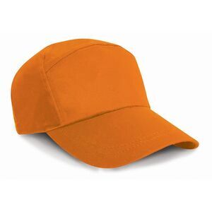 Result Unisex Plain Baseball Cap / Orange